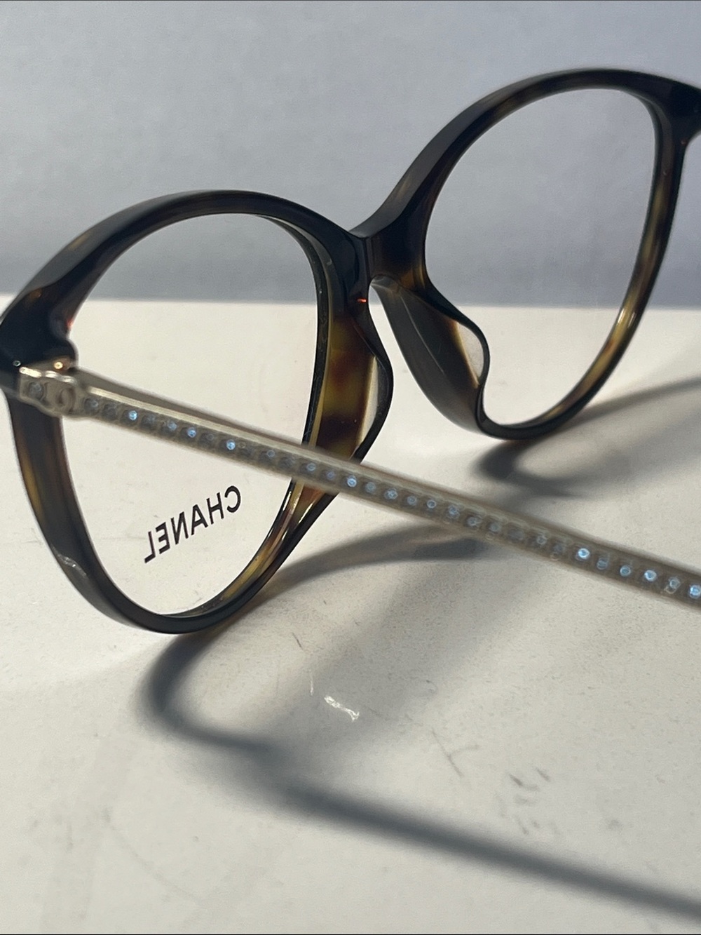 Authentic CHANEL Brown Tortoiseshell Eyeglasses 3293-B-A c.714 - Picture 4 of 7